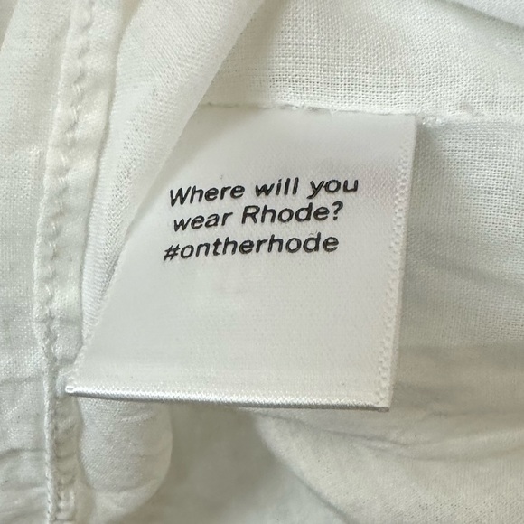 RHODE Pia Dress in White Size XS - Picture 8 of 14